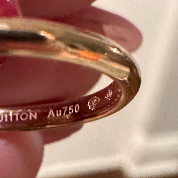 Mother of Pearl and Diamond, pink gold, Blossom Mini sun ring - Picture 11 of 11